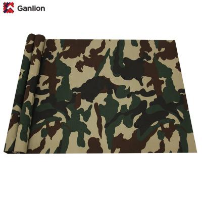 China Shrink-Resistant Asian Military Camouflage Twill Polyester / Uniform Cotton Fabric for sale