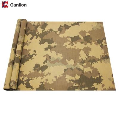 China Middle East Camouflage Twill Polyester 30 Cotton 70 Cotton 70 Shrink-Resistant Military CVC Fabric for sale