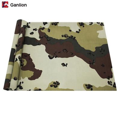 China Shrink-Resistant Polyester / Cotton Middle East Camouflage Military Army Tear-Stop Uniform Fabric for sale