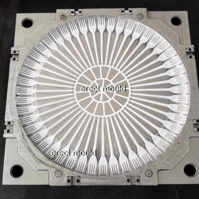 China Steel Plastic Fork Molds Molds Plastic Disposable Fork Molds Molds for sale