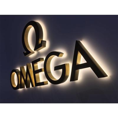 China Custom Logo Signage Stainless Steel Backlit 3d Store Front Low Power Outdoor Metal Business Illuminated Electronic Channel Letter Led Signs for sale