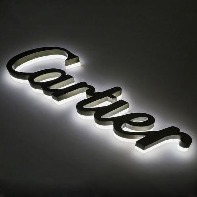 China Low Consumption Stainless Steel Metal Letter Lighted Outdoor Led Channel Lettering Signs for sale