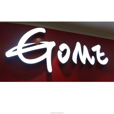 China Buildings Advertising Acrylic Letter Sign Led Channel Letter Signboard for sale