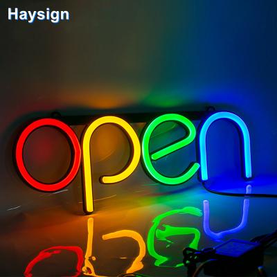 China Shops Waterproof High End Customs Lead Open Neon Sign For Bar And Shop Business for sale