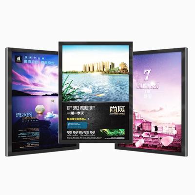 China Indoor Single Double Sided Acrylic A4-A0 Advertising Led Light Box Magnetic Frame Display for sale