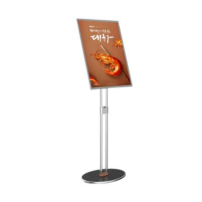 China Indoor Tea Shop Menu Board Advertising Display Customized Sizes A3 A4 Led Photo Frame Glass Semi-Tempered Super Slim Light Box Newest for sale