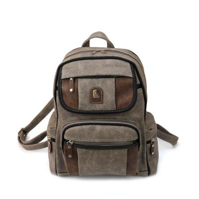 China Water Repellent New Design Ladies Backpack Fashion Travel Classic Travel Backpack Small PU Leather Backpack for sale