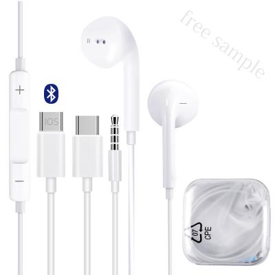 China Universal In-Ear 3.5mm Handfree Handfree Key Phones In Ear Headphones Cable Free Sample Earphone By Ear Headphones for sale