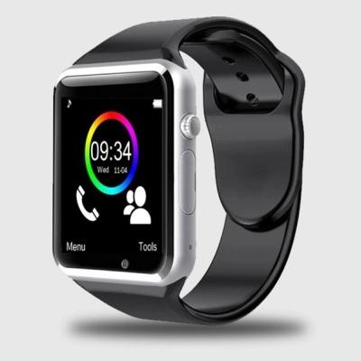 China Wholesale Colorful A1 Smartwatch SD Card Camera BT Mobile Phone A1 Touch Screen Smart Watch With Sim Card Slot For Android Mobile Phone for sale