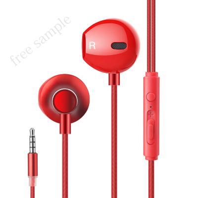 China Comfortable Handfree Handfree In-Ear 3.5mm Metal Key Phones In Ear Headphones Wired Earphones for sale