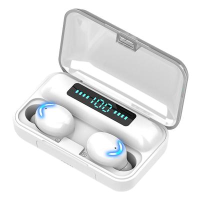 China TWS (True Wireless Stereo) 2021 BT 5.0 wireless earphone tws f9-5 5c audifonos f9 led display waterproof mini earbuds for sale