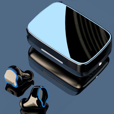 China HD Mirror Led Display Tws Earphone Power Bank Headset Led Display Power Wireless Earphone Smart Noise Reduction Earbuds With Mirror for sale