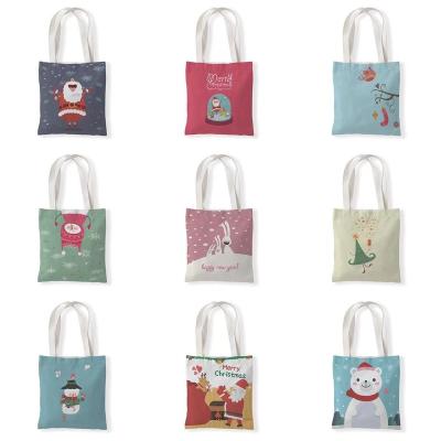 China OEM Factory Supply Cotton Shopping Bag Manufacturer Christmas Gift Bag Canvas Handled Wholesale Tote Bag for sale