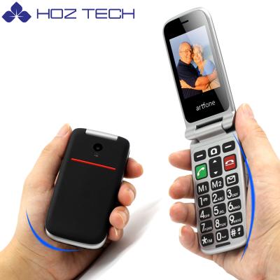 China Build in Elderly Amazon Flip Artfone Flash Hot Selling Top Phone for sale