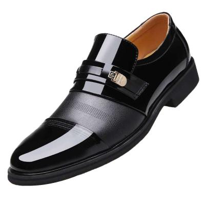 China Anti-Smell Plus Size 48 Slip On Elegant Business Shoes Formal Men Leather Shoes for sale