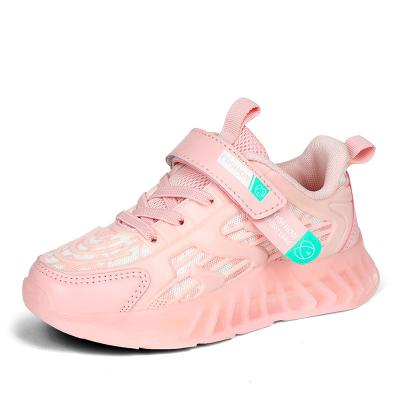 China Breathable girls' running shoes spring and autumn double mesh children's breathable shoes for sale