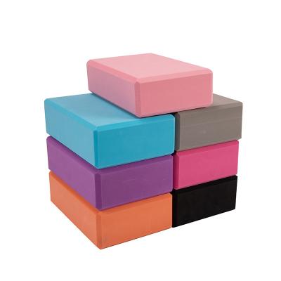 China Duoble-Color Wholesale EVA Yoga Brick 200g Dance Yoga Anti-Slip Block Anti-Slip for sale