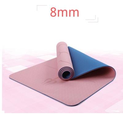 China Eco-Friendly Anti-Skid Line With Imperial Wholesale Anti-Skid Yoga Mat With Logo Exercise Gym Fitness Band Body Position for sale