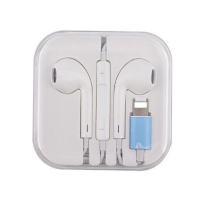 China MIC+VOLUME CONTROL hot sale good quality cell phone earphone earbuds earphone for iphone 12 lightning earphone for apple earpods for sale