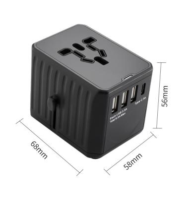 China High Quality Type C PD Universal Travel iPhone Adapter 4 USB Adapter for sale