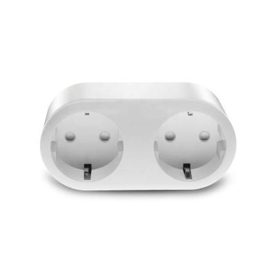 China Tuya Smart Wifi Plug 2 in 1 Voice Control Plug Compatible with Alexa Google Home for sale