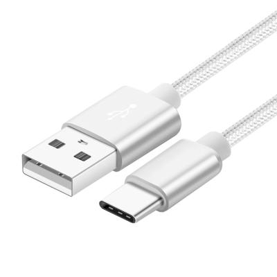 China Camera Durable Braided Type C USB Fast Charging Cable USB-A To USB-C Charger Cable for sale