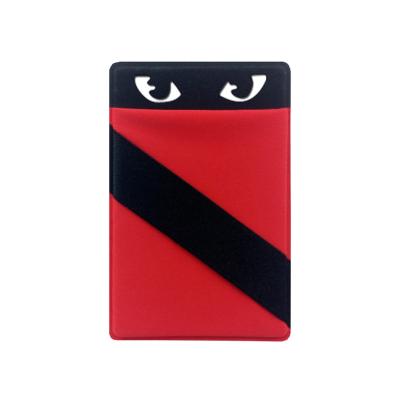 China Alibaba Consumer 3M Adhesive Mobile Phone Soft Online Shopping Electronic Credit Card Holder for sale