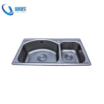 China Without Faucet Stainless Steel Farmhouse Sink Luxury Stainless Steel Sink for sale