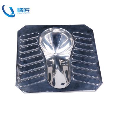 China Without Bright Fender Stainless Steel Face Squat Pan for sale