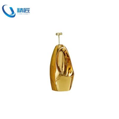 China Gold Traditional Wall Mounted Stainless Steel Urinal Portable Urinal for sale