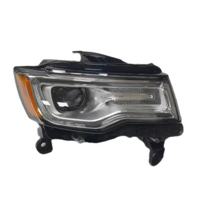 China Automobile HID xenon headlight USA version headlight car accessories for jeep grand cherokee car 4x4 accessories HID xenon head lamp 2017 year for sale