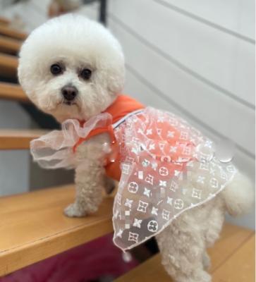 China 2021 Viable New Style Spring Summer Pet Clothes Dog Dress Cute Breathable Fat Dog Stretch Teddy Snow for sale