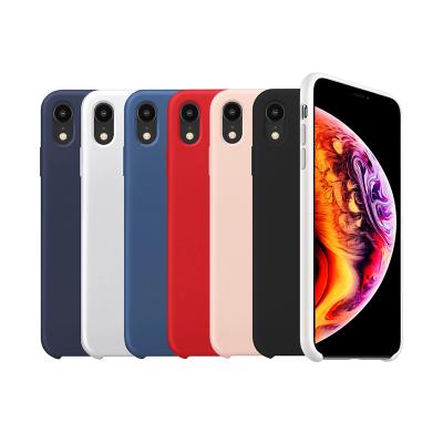 China Ultra Thin Custom Soft Mobile Cell Phone Cover Bulk Liquid Silicone Tpu Phone Case For Iphone X 8 7 6 plus for sale