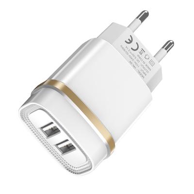 China Universal Fast Travel Adapter Cell Phone MP3 GPS China Mobile Phone Tablet Dual Port DC to AC 12V 2A Usb Wall Charger for sale