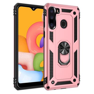 China Four Corner Protect Mobile Phone Shockproof Stand OEM New Product Portable Mobile Phone Case For Samsung A21 for sale