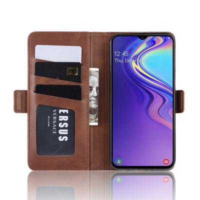 China Coin Four Protect Shenzhen Manufacturer Flip Smart Phone Wallet Leather Shockproof Wallet Phone Case Custom Made For Samsung M20 for sale