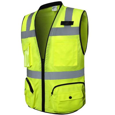 China LED FLASH Class 2 High Visibility Police Safety Vest for sale