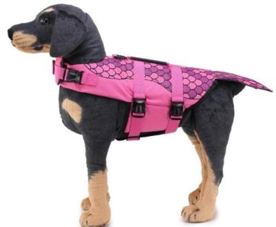 China Pet Dog Outdoor Cloth Float Oxford Cloth Dog Life Vest Puppy Swimming Rescue Life Vest for sale