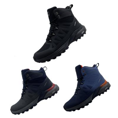 China Custom Made Fashion Trend TPR+MDwinter Proof Men's Snow Boots Waterproof Seamless Outdoor Shoes For Men for sale