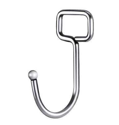 China Behind Doors/On Walls 201 304 stainless steel J shaped big wall-hanging single hooks rack wall mounted are used to hang keys towels & clothes hangers for sale