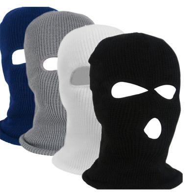 China breathable & Custom Cover Waterproof Ski Mask Winter Hat Full Face Ski Mask 3 Holes Winter Ski Masks for sale