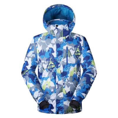 China Plus Size SNOW WILD Men's Mountain Waterproof Fleece Ski Jacket Windproof Rain Jacket for sale