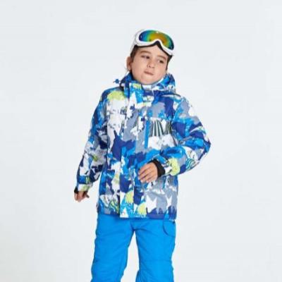 China WILD SNOW Anti-UV Boy's Hooded Ski Jacket Waterproof Winter Coat for Ski Skating Hiking for sale