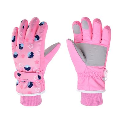 China Waterpoof 21 Years Old New Outdoor Winter Skiing Children's Gloves Motorcycle Riding Skiing Warm Skating Gloves for sale