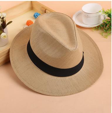 China New Character Style Men's Overflow Straw Hat Outdoor Cowboy for sale