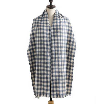 China Classic Checkerboard Woman Scarves 2021 Winter Keep Warm Cashmere Long Scarf Autumn Shawl for sale