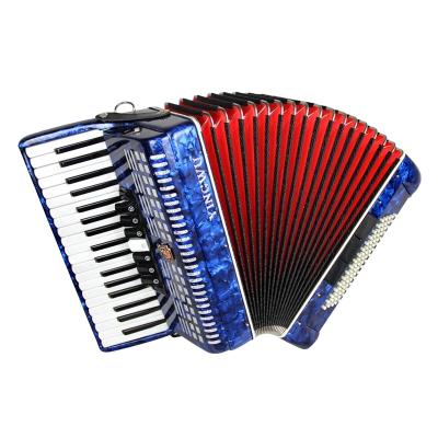 China Leading Three-row 80BS Accordion 37 Brand YW-870 Parrot Spring Trial Adult Instrument Manufacturer Best Direct Selling Accordion 47*19*40 for sale