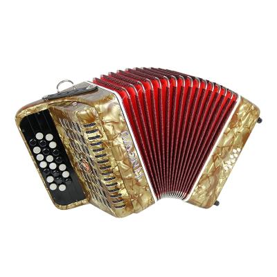 China YW-2208C Parrot System 22 Keys 8BS Beginner Accordion Adult Professional Dropship Bronze Best Selling Accordion 26.5*17*31.5cm for sale