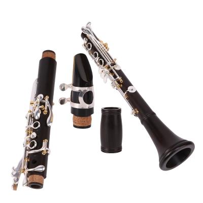 China Ebony Lezhiyang Premium Ebony Clarinet Bb Factory Direct Sales Tuning Clarinet for sale