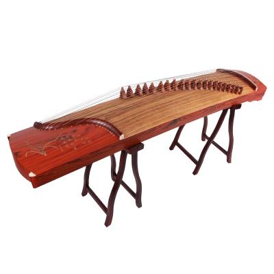 China Hardwood Guzheng Testing Solid Wood Level Test Play Guzheng Hardwood Engraving Lanxiang Qin Yun Guzheng for sale